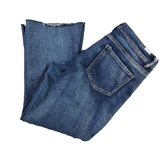 Almost Famous Jeans Women’s Size 13 Med Wash Boot Cut Denim Blue Stretch - Picture 4 of 16